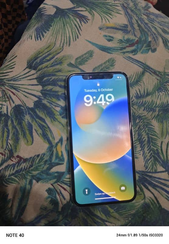 IPHONE X (WATERPACK) NON PTA Neat Condition. 1