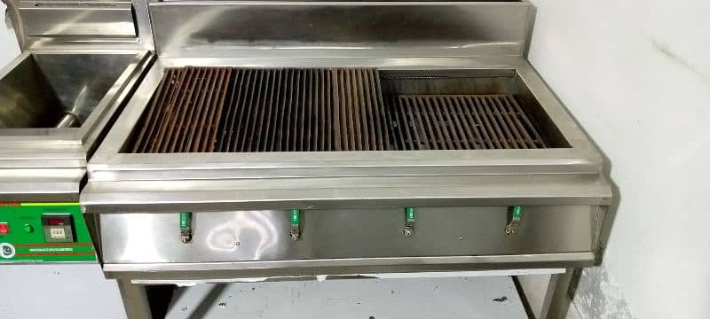 gasro conveyor pizza oven 18"// char coal grill// hot plate 2