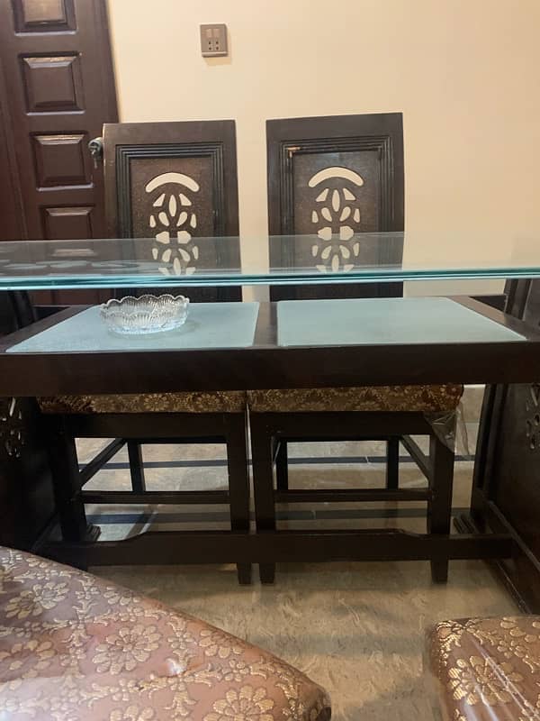 6 seater dining table in gulshan e hadeed phase 2 3