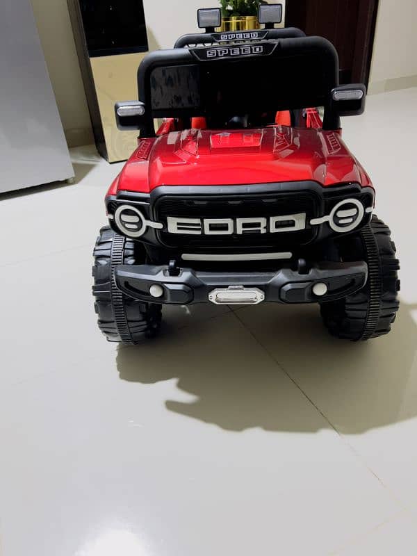 leather seat new electric jeep for kids 9