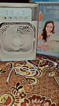 Air cooler fan with charger