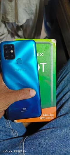 Infinix Hot 10 good condition 4GB 64GB complet saman Pta oficial aprov 0