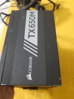 corsire TX650M power supply 80+ GOLD