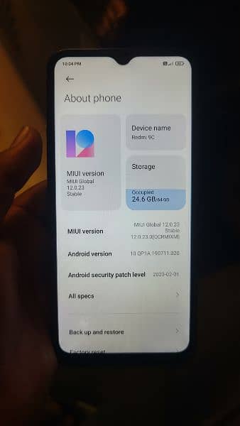 Redmi 9c 4Ram 64Rom 1