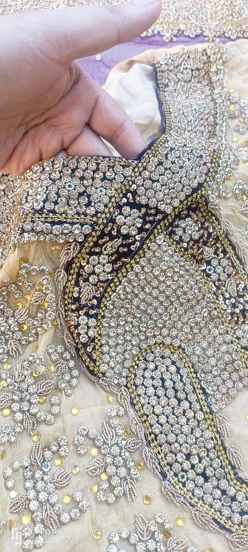 Walima Dress with Heavy Work on it just 1 time used 1