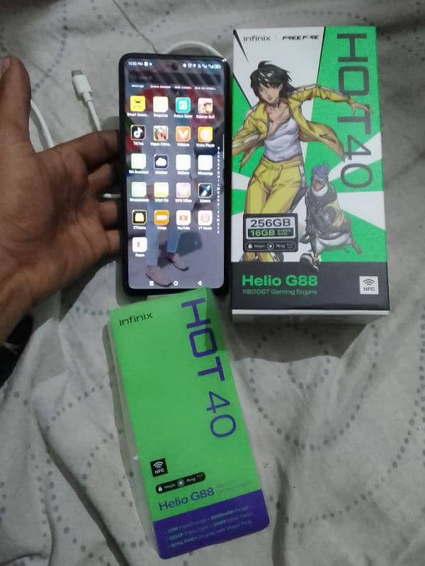 infinix hot 40 pro 16GB  256GB 1