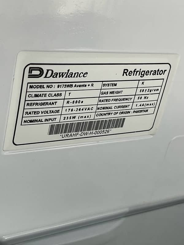 Dawlance (Glass door with inverter technology ) 5