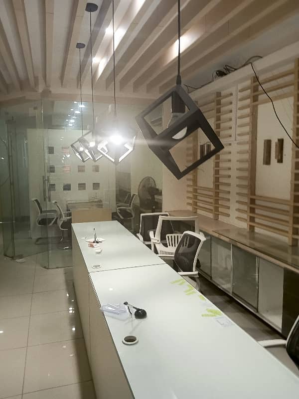 VIP LAVISH FURNISHED OFFICE FOR RENT WITH LIFT 7