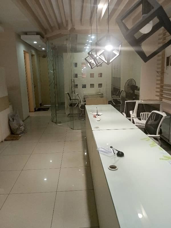 VIP LAVISH FURNISHED OFFICE FOR RENT WITH LIFT 8