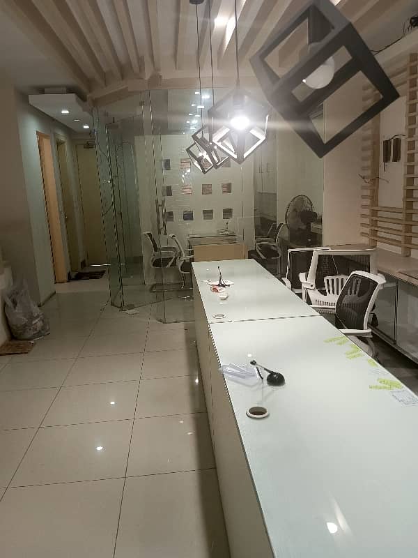 VIP LAVISH FURNISHED OFFICE FOR RENT WITH LIFT 9