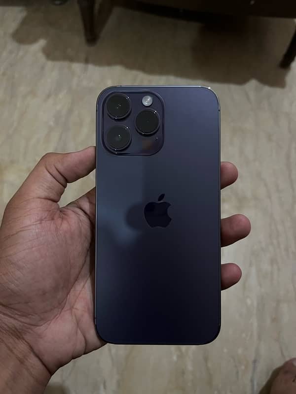 IPhone 14 Pro Max Deep Purple JV 256gb 10/10 With Box 91% BH 0