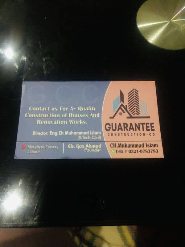 Guarantee Construction Co 1