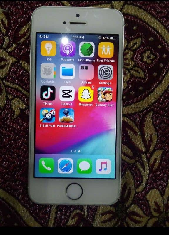 I phone 5s pta approved 64gb 0322,7573476 Whatsapp 1