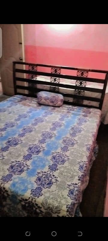 Iron bed with mettress different size different price 2