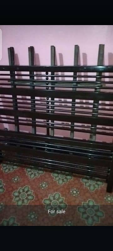 Iron bed with mettress different size different price 5