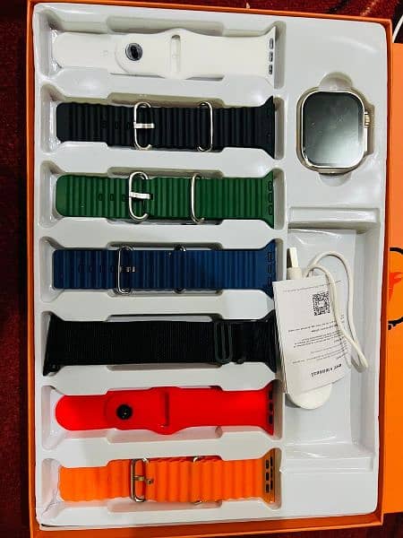 7 in 1 Ultra Smart Watch With Rubber Straps 1