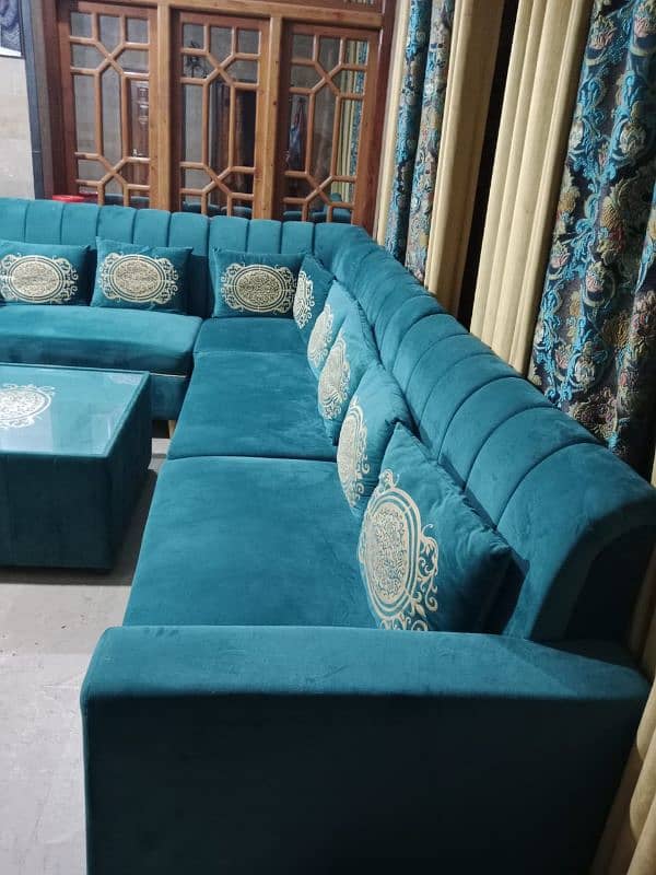 L shaped sofa set 3