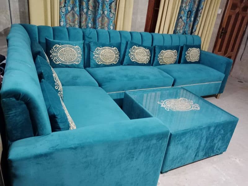 L shaped sofa set 4