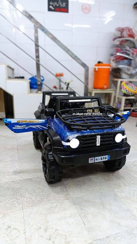 jeep kids electric battery operated RC 2M2B body painted a+ quality 1