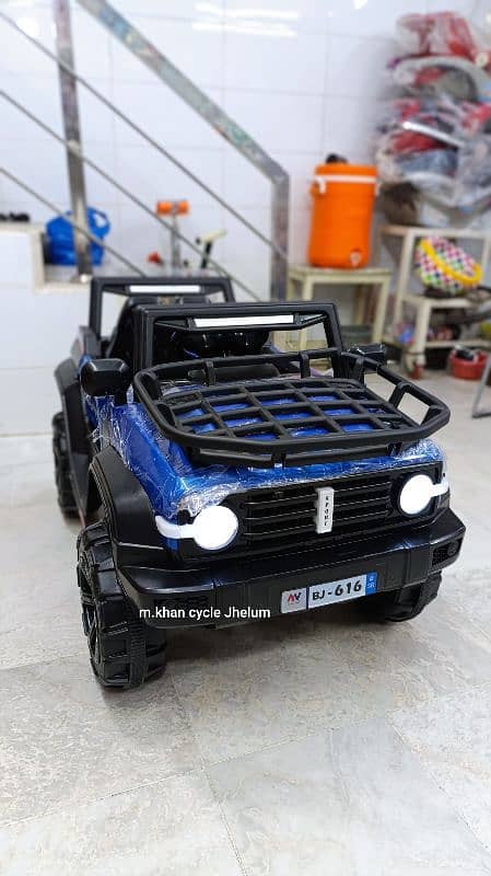 jeep kids electric battery operated RC 2M2B body painted a+ quality 7