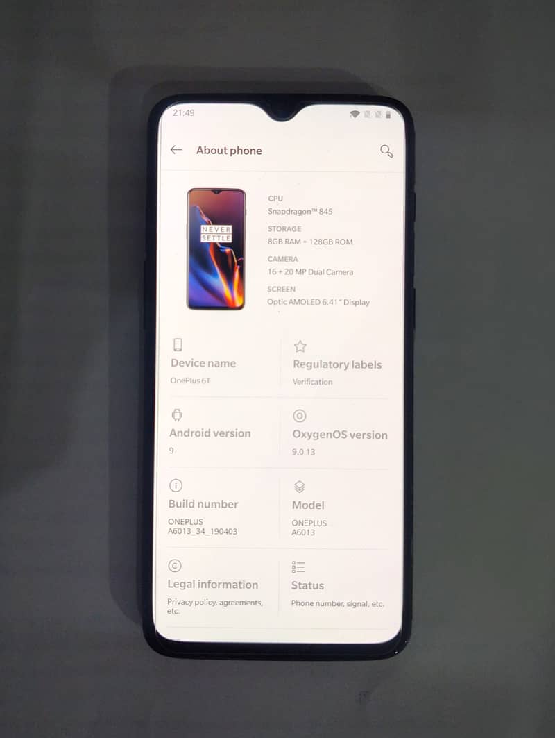 OnePlus 6T 2