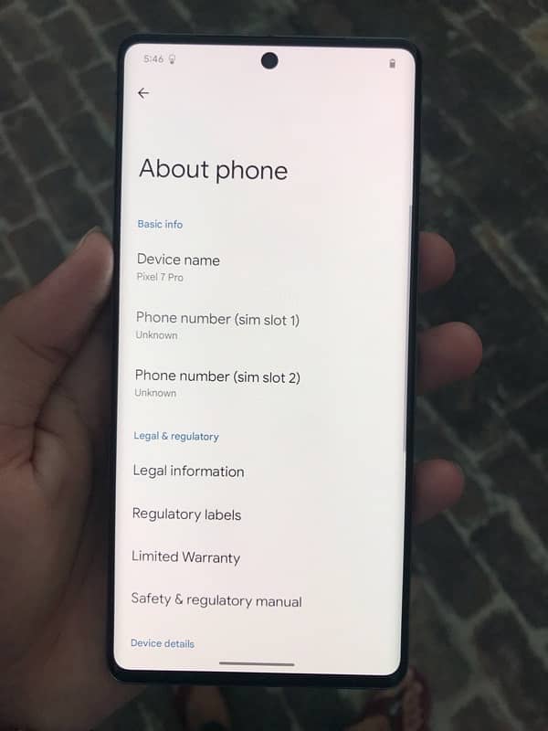 GOOGLE PIXEL 7 PRO /128GB/LIKE NEW/ For Sale WhatsApp num #03265949331 4