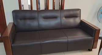 7 seater leather sofa