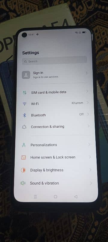 Oppo A54 with box all accessories 10