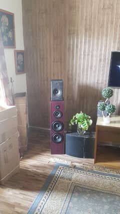 European Speakers tower and book shelf