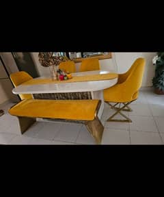 Dinning table 4 chairs & Shethi