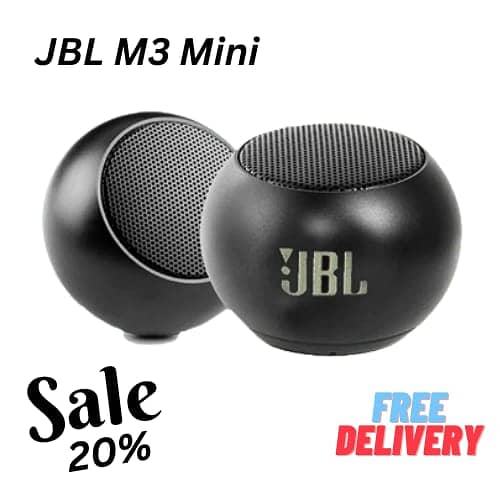 Jbl M3 mini Portable Speaker For Travelling Best Sound Quality 4