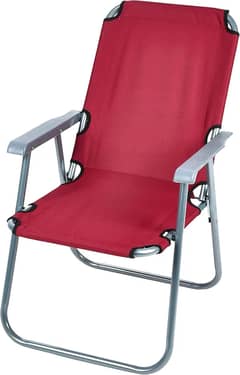 Foldable Camping Chair - Red