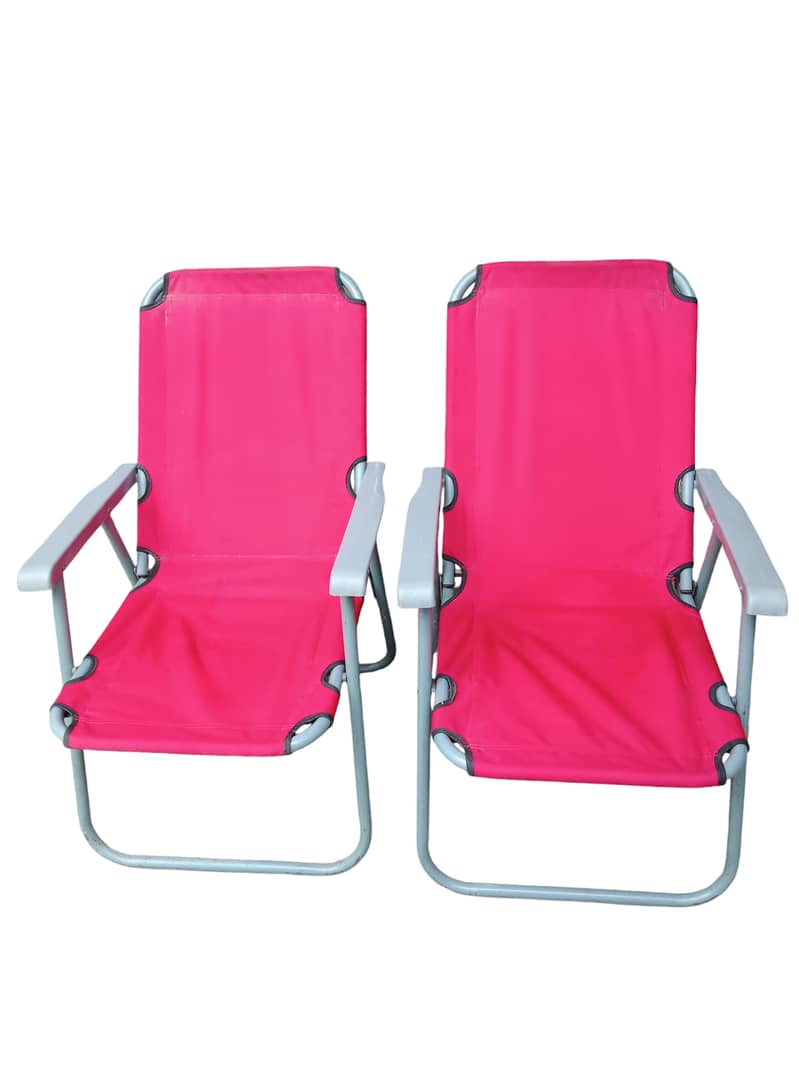 Foldable Camping Chair - Red 2