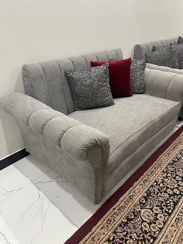 L shape 9 seater sofa available 4