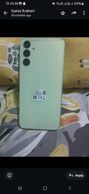 samsung galaxy A24-128 GB PTA approved 1