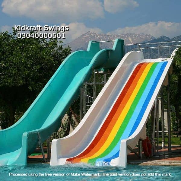 Swimming pool slides, Water slides, pool slides,Kids slide, kids rides 4