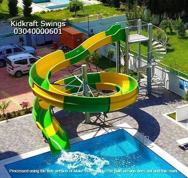 Swimming pool slides, Water slides, pool slides,Kids slide, kids rides 7