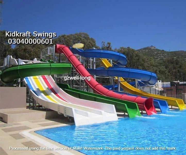 Swimming pool slides, Water slides, pool slides,Kids slide, kids rides 17