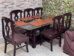 Wood Dining table 6 Seater.