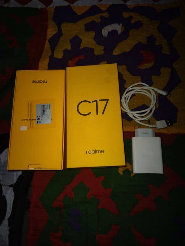 Realme C 17 6/128-100% Ok Complete Saman 4