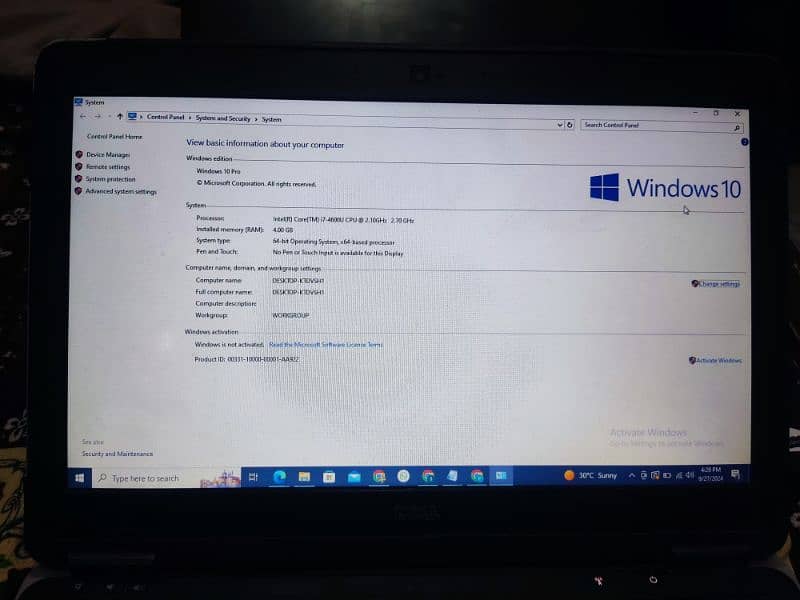 DELL Latitude-E7240 Core i7-4th Generation 5