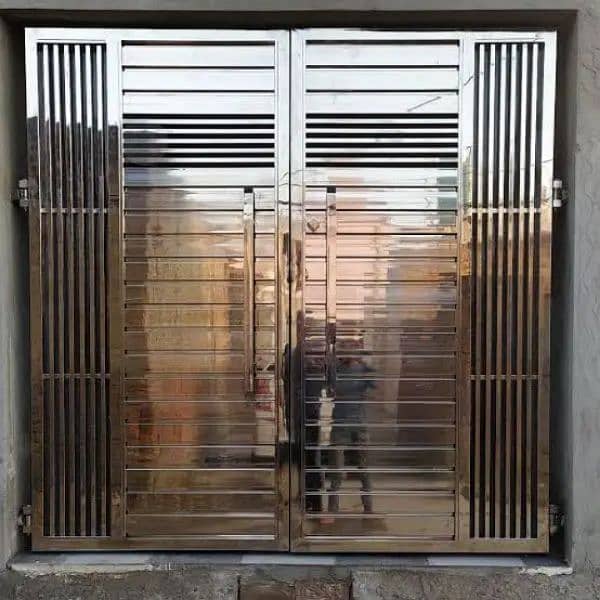 Stainless Steel & Steel Work Safety Grills, Windows Or Main Gate 2