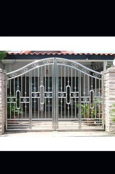 Stainless Steel & Steel Work Safety Grills, Windows Or Main Gate 4