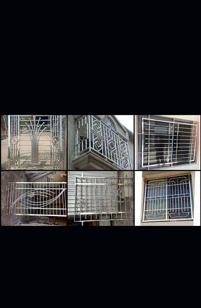 Stainless Steel & Steel Work Safety Grills, Windows Or Main Gate 7