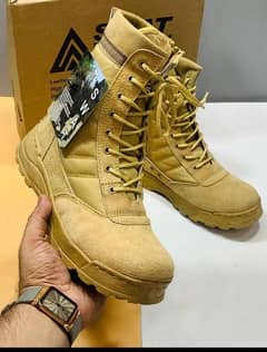 Men's Long Combat Shoes