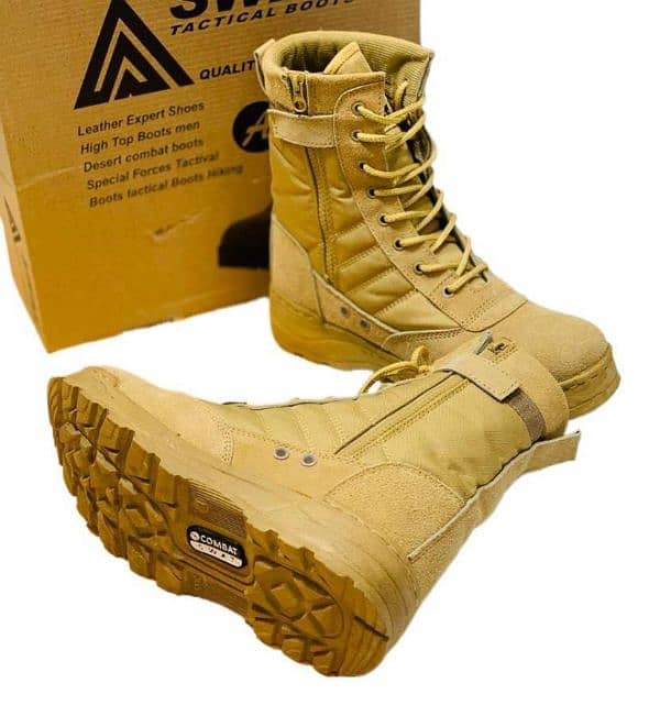 Men's Long Combat Shoes 1