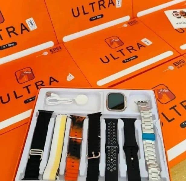 7 In 1 Ultra Smart Watch With Rubber Straps cash on delivery ha 6