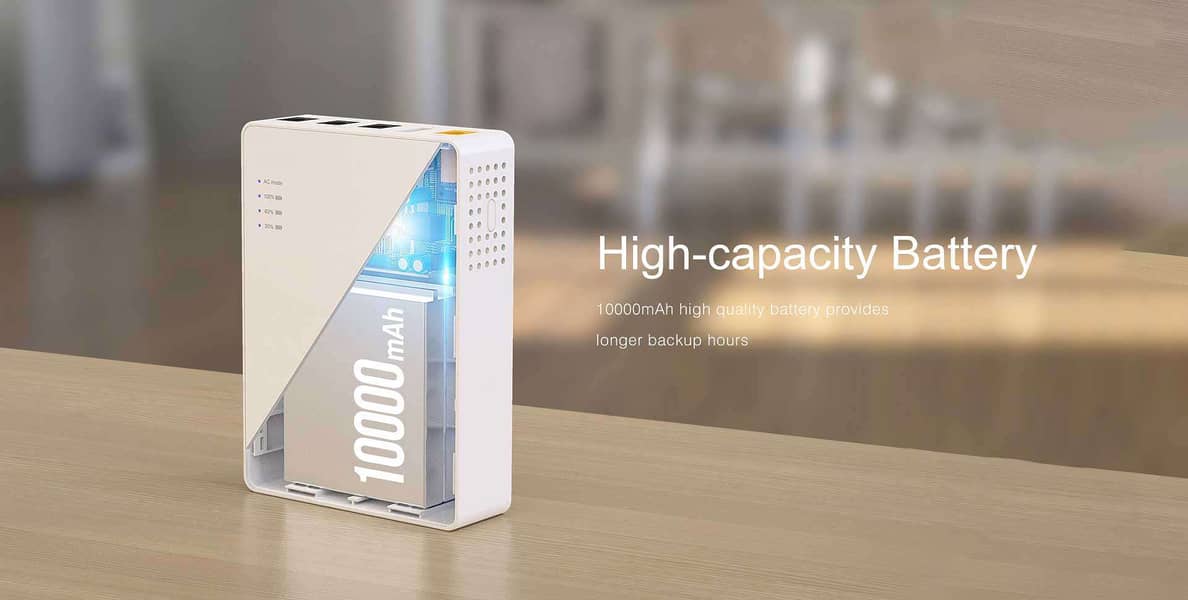 MARSRIVA KP3 10000mAh Smart Mini DC UPS 5V 9V 12V for WiFi Router 14