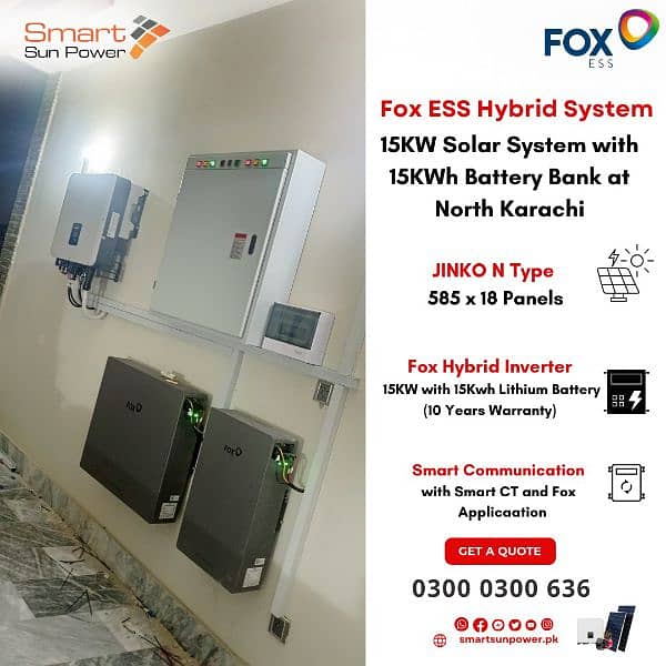 Solar Inverter Available - Hybrid Solar full Setup - ip65 Graded 9