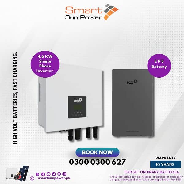 Solar Inverter Available - Hybrid Solar full Setup - ip65 Graded 10